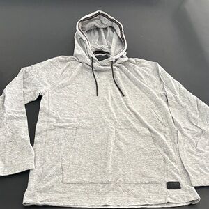 Abercrombie & Fitch Light Gray Hooded Sweatshirt